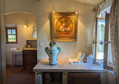 Chambre les Médaillons zoom déco bastide des saveurs, cours de cuisine, chef bérard