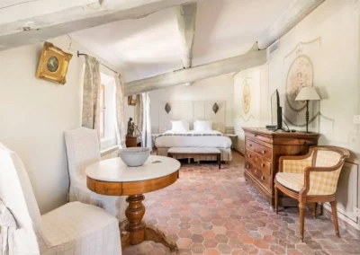 Chambre les medaillons vue bastide des saveurs, cours de cuisine, chef bérard